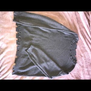 A Gab and Kate distressed long sleeve.